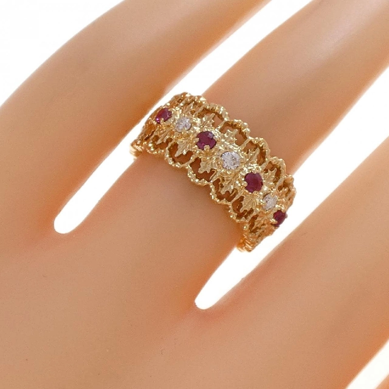 Nhẫn Ruby K18YG - Hàng hiệu Chính hãng 849903