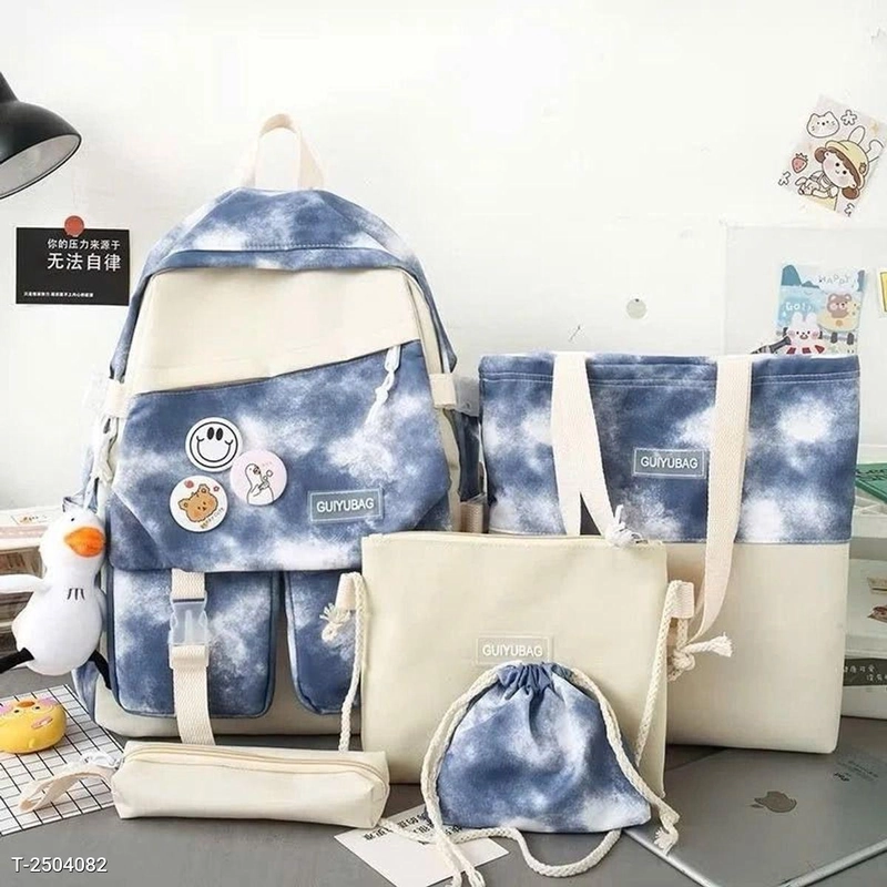 🎒 SET BALO 5 MÓN DỄ THƯƠNG  – SIÊU XỊN CHO HỌC SINH, SINH VIÊN, DÂN VĂN PHÒNG  503203