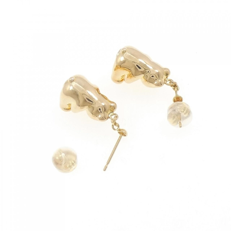 K18YG Bông tai Gấu - Hàng hiệu Chính hãng 864460