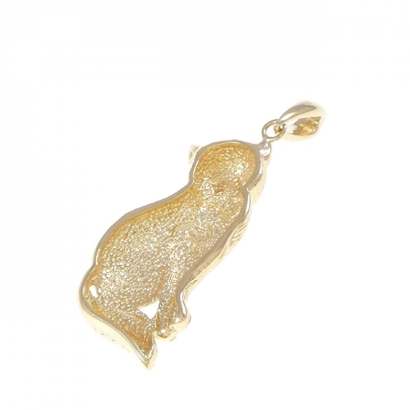 K18YG Mèo Kim Cương Dây Chuyền 0.01CT - Hàng hiệu Chính hãng 866013