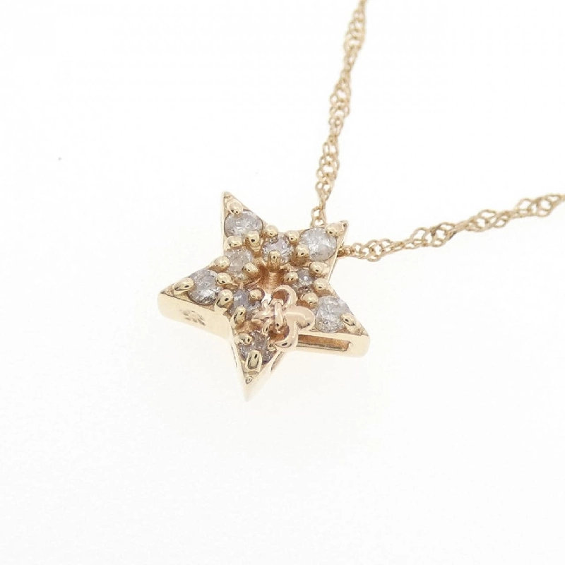 K10YG Ngôi sao Kim cương Dây chuyền - Hàng hiệu Chính hãng 859705