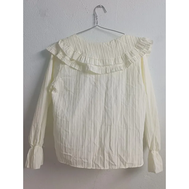 ÁO SƠ MI NỮ BÈO XINH - MÀU BE - FREESIZE 753996