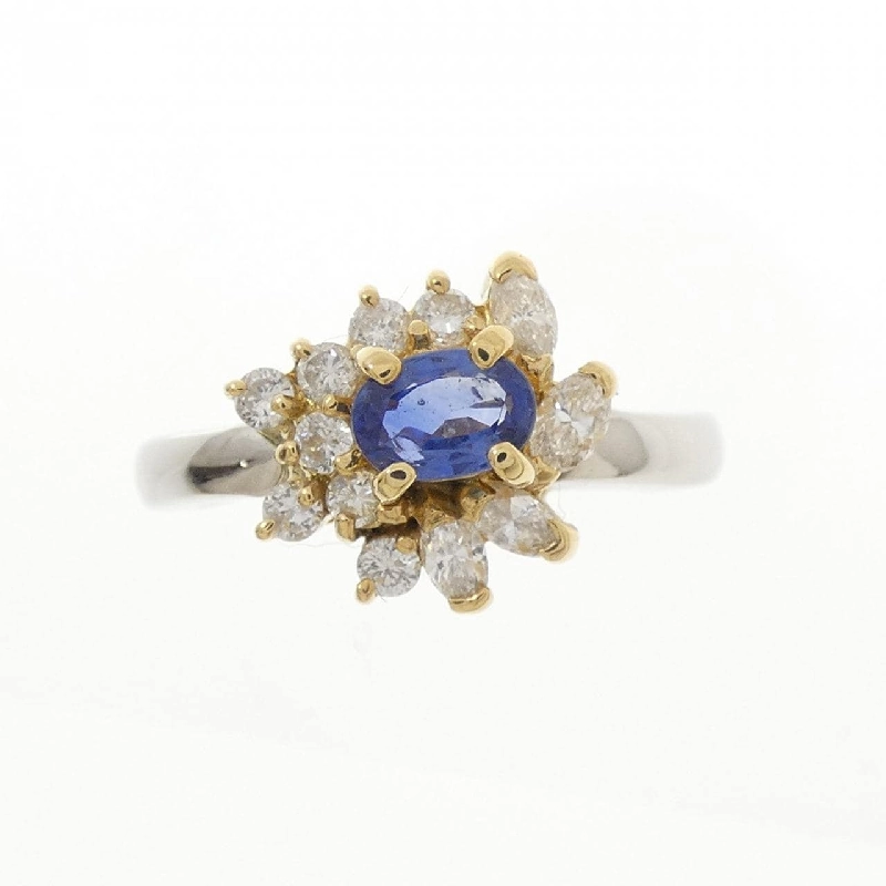 Nhẫn Sapphire PT850/K18YG 0.41CT - Hàng hiệu Authentic 855035