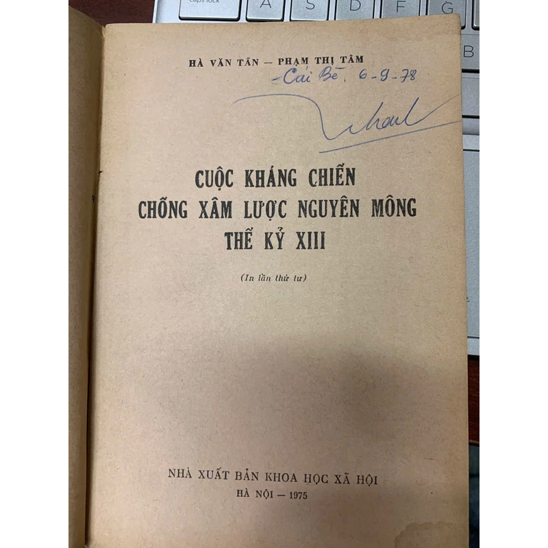CUỘC KHÁNG CHIẾN CHỐNG XÂM LƯỢC NGUYÊN MÔNG THẾ KỶ XIII - HÀ VĂN TẤN & PHẠM THỊ TÂM 547419
