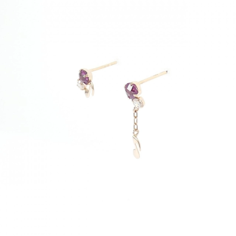 K10PG/K18PG Garnet Bông tai - Hàng hiệu Chính hãng 867011