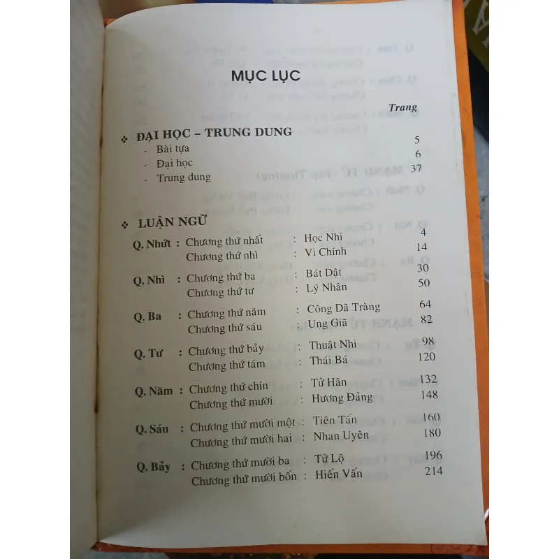 TỨ THƯ - DỊCH GIẢ: ĐOÀN TRUNG CÒN 777175