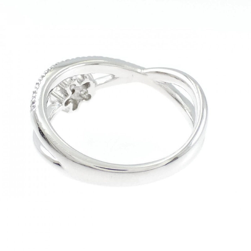 Nhẫn kim cương hoa K18WG 0.27CT - Hàng hiệu Authentic 851280