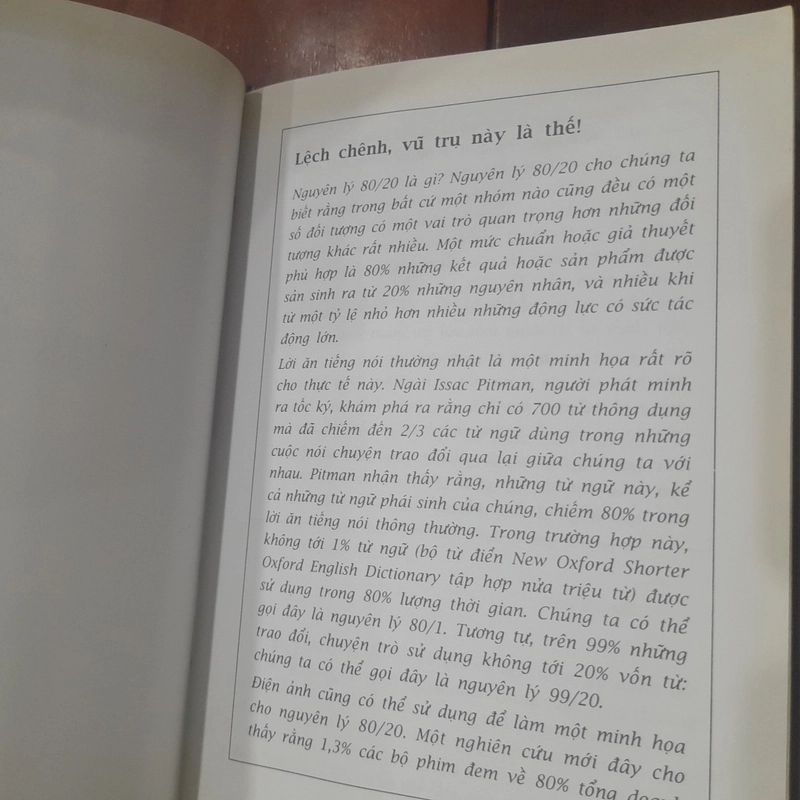 Richard Koch - NGUYÊN LÝ 80/20, bí quyết làm ít được nhiều 550470