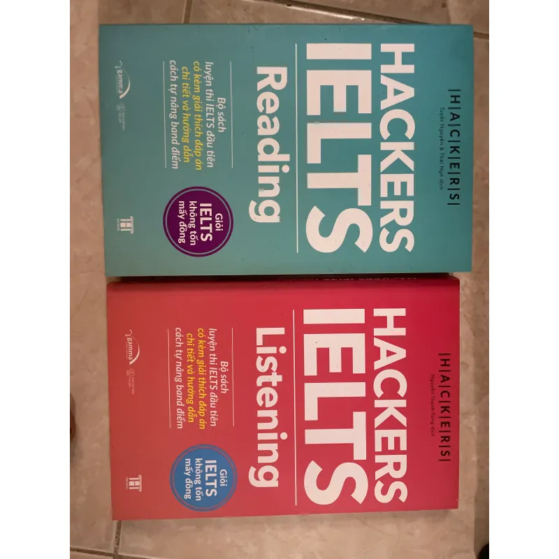 Sách Tiếng Anh IELTS Hackers Reading Listening Speaking và Writing tập trung kỹ năng thi 1023531