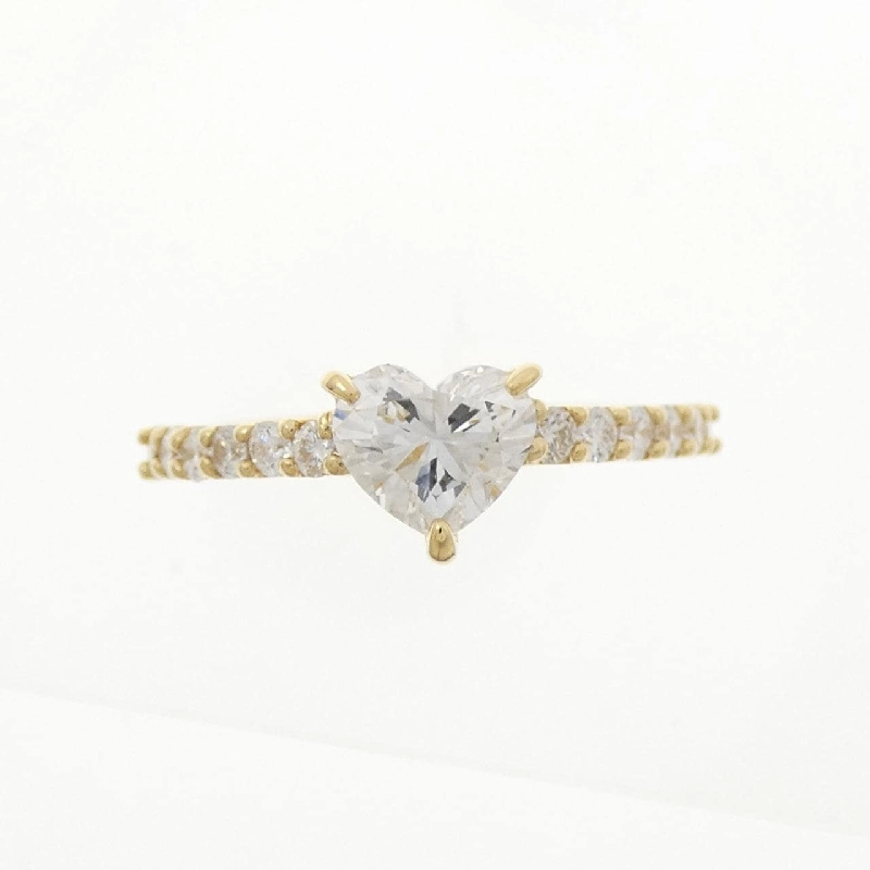 Nhẫn kim cương hình trái tim K18YG 0.717CT 668342