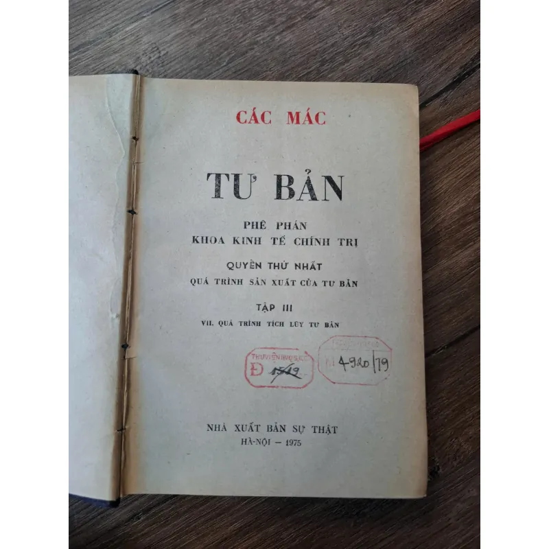 Tư Bản (Quyển 1 - Tập III) - Các Mác - Triết học/Kinh tế chính trị 702165