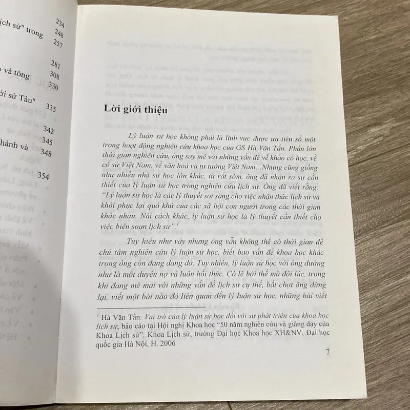 MỘT SỐ VẤN ĐỀ LÝ LUẬN SỬ HỌC, HÀ VĂN TẤN (XB 2007) 739061