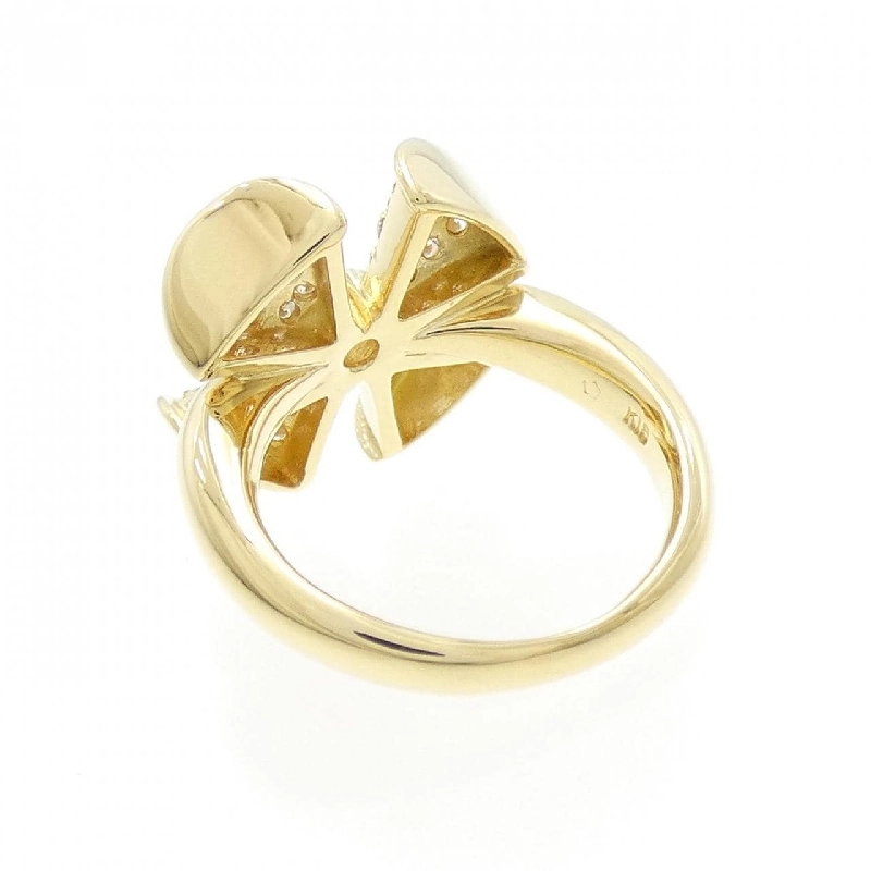 Nhẫn kim cương K18YG 0.47CT 672973