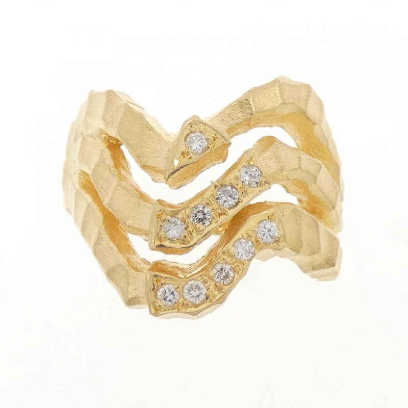 Nhẫn kim cương K18YG - Hàng hiệu Authentic 853592