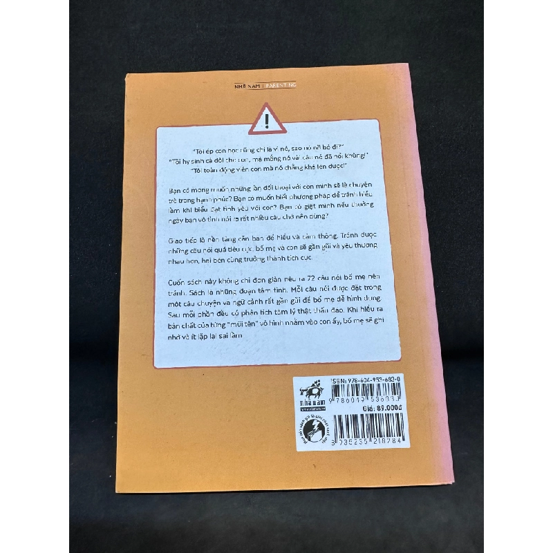 72 Điều Chớ Nói Với Con, Hà Hạo, Mới 90%, 2018 SBM0404 134406