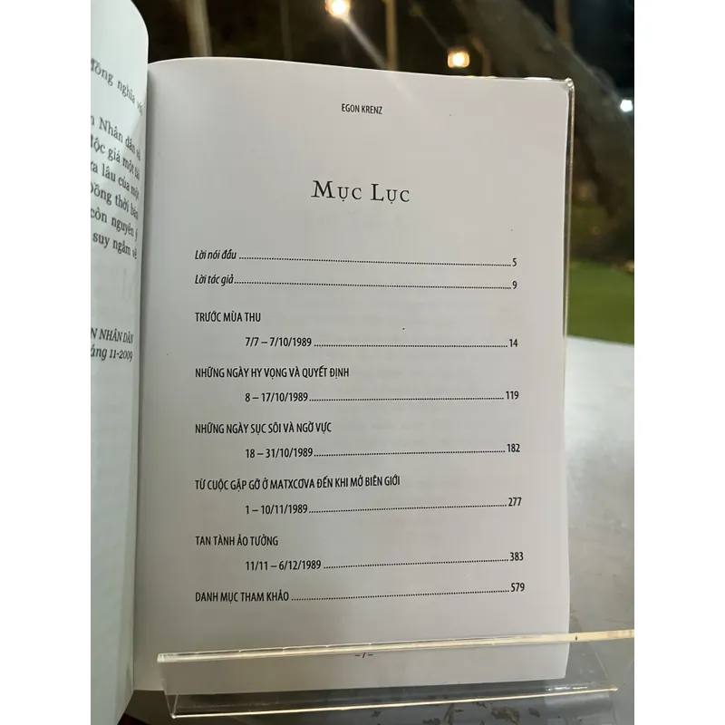 MÙA THU ĐỨC 89 - EGON KRENZ 723394