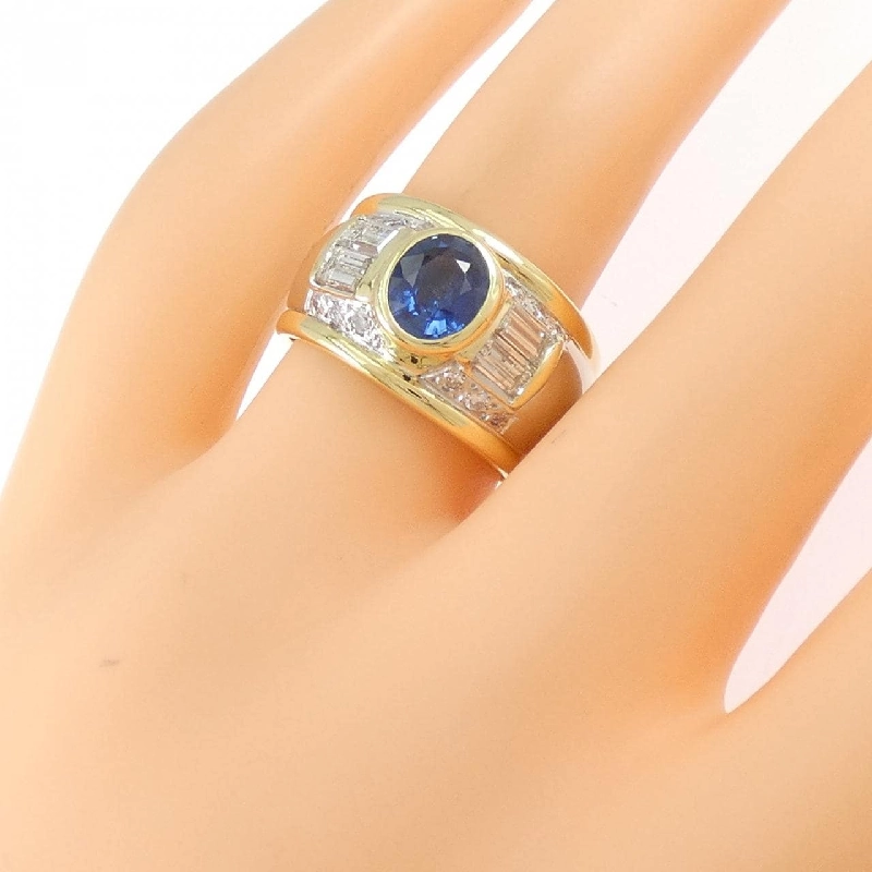 Nhẫn Sapphire 750WG/750YG - Hàng hiệu Authentic 849023