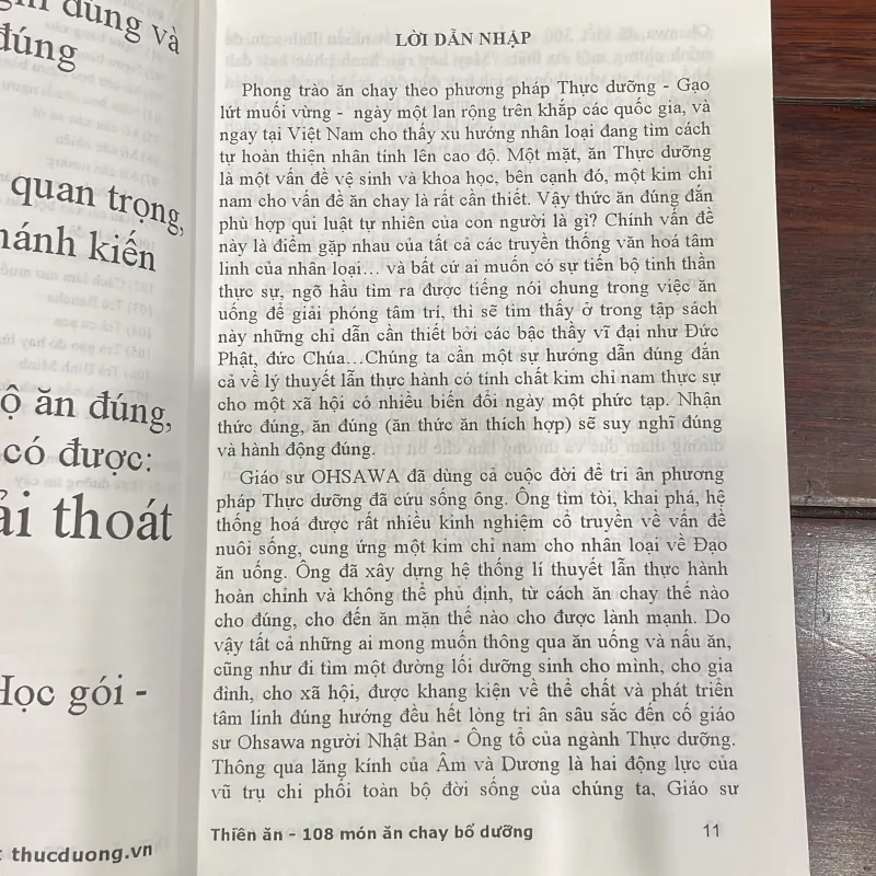 THIỀN ĂN - 108 món ăn chay theo phương pháp thực dưỡng OHSAWA - PHẠM THỊ NGỌC TRÂM -2009 1036651
