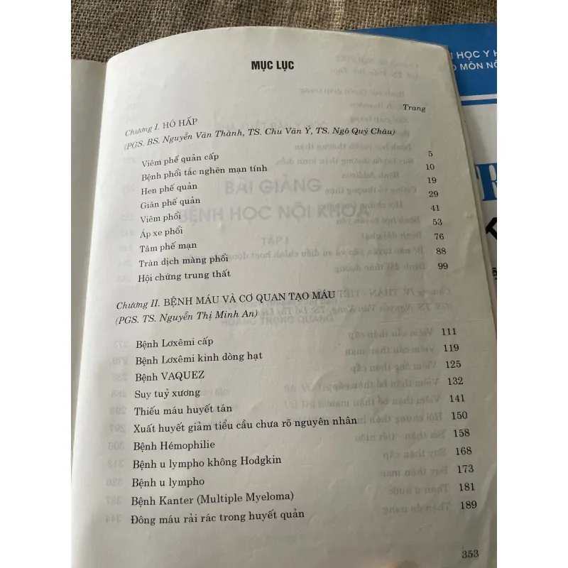 Bài giảng bệnh học nội khoa - 650 trang, khổ lớn  796439