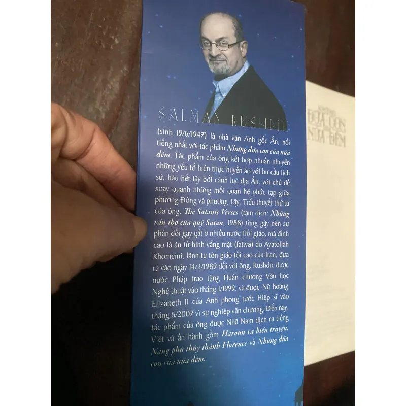 Những đứa con của nửa đêm—Salman Rushdie (bản in đầu) 1036028