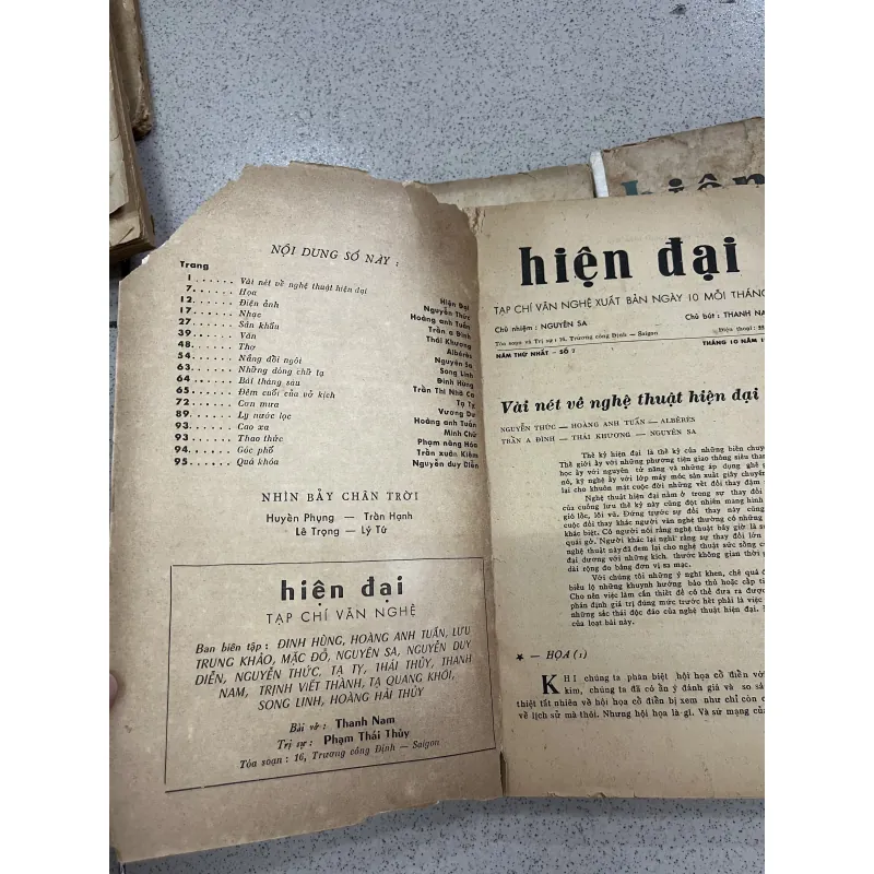 COMBO TẠP CHÍ HIỆN ĐẠI - 1960 (số 3,4,5,7,8,9) 750336