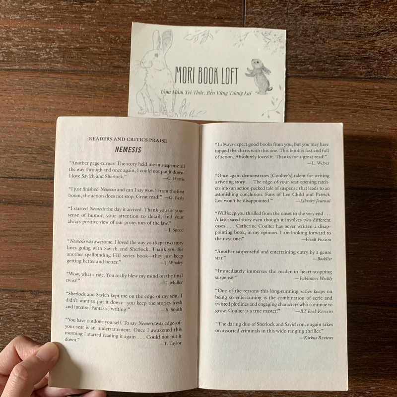 Sách ngoại văn Nemesis – Catherine Coulter, Used, Khổ Pocket 498771