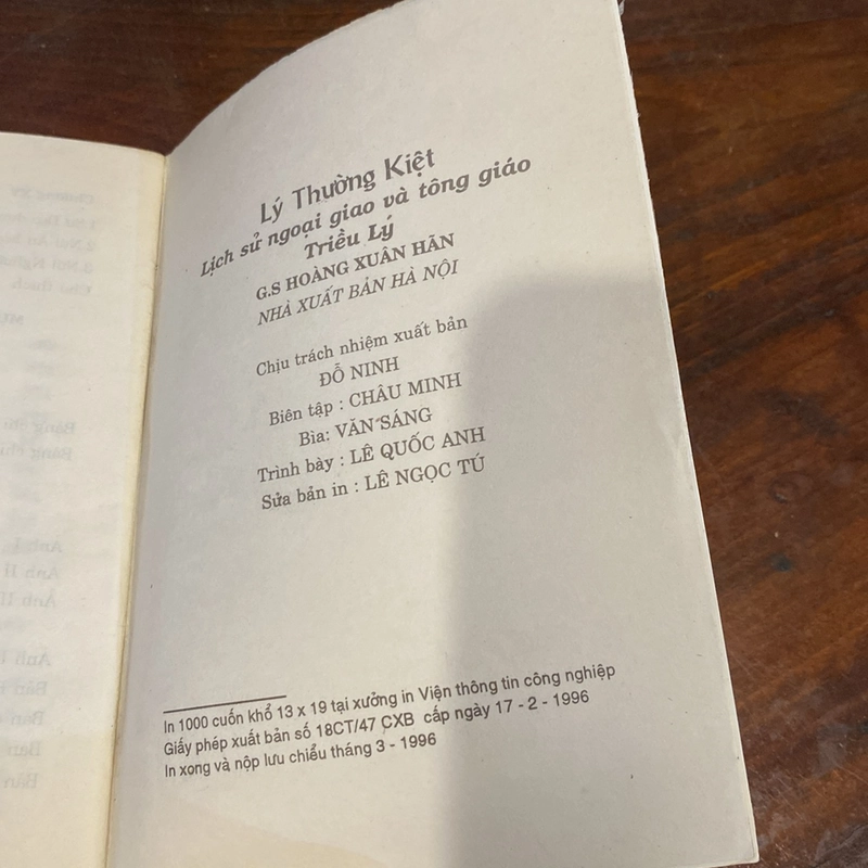 LÝ THƯỜNG KIỆT - LỊCH SỬ NGOẠI GIAO VÀ TÔNG GIÁO TRIỀU LÝ (XB 1996) 493048