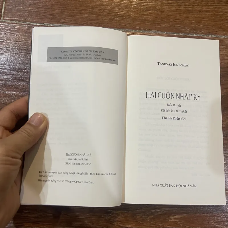 Hai cuốn nhật ký - Tanizaki Junichiro (7) 937105