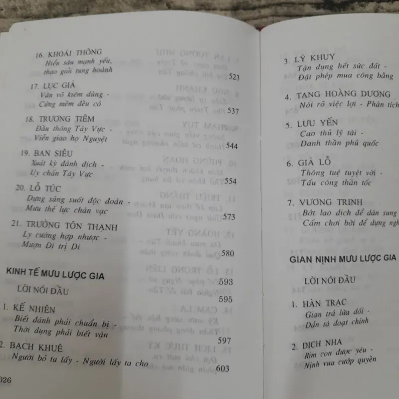 Mưu lược gia tinh tuyển- Ngoại Quốc, Ngoại Giao, Kinh Tế, Gian Nịnh. Chủ biên Sài Vũ Cầu 755946