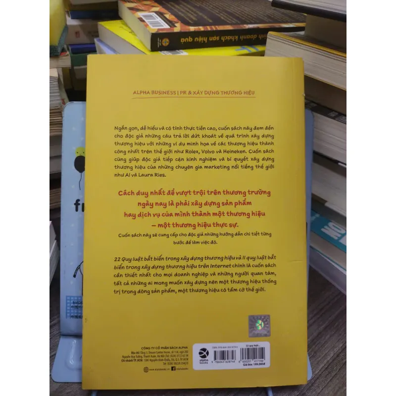 Sách: 22 quy luật bất biến trong xây dựng thương hiệu -  AL Ries & Laura Ries 593731
