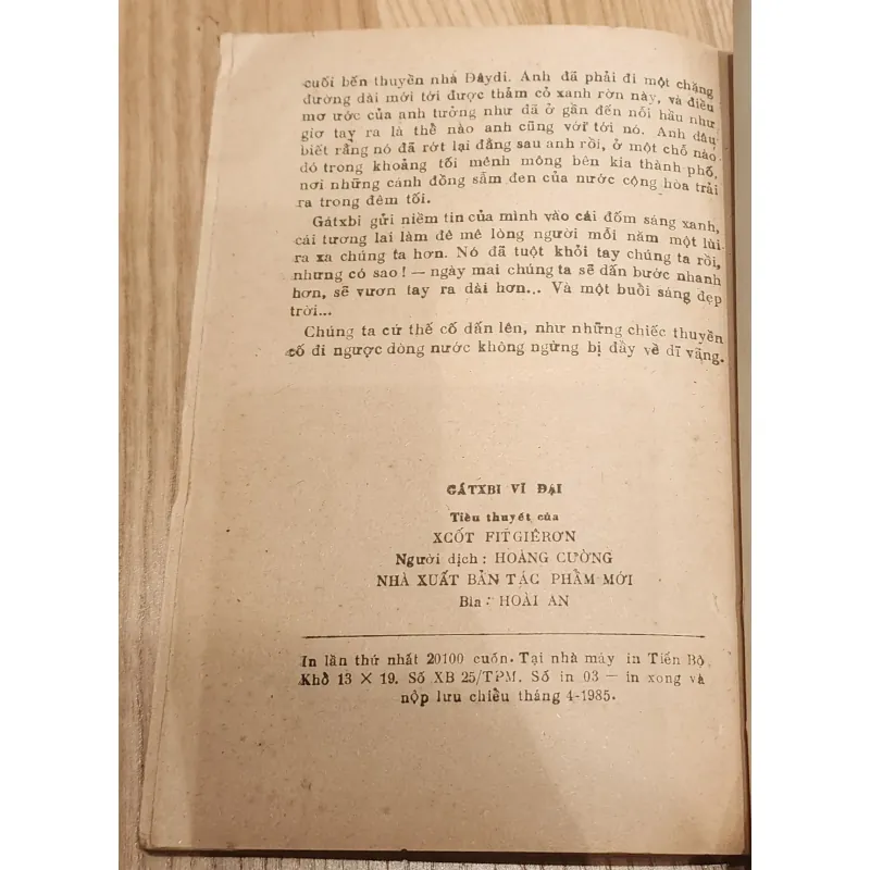 Tác phẩm VH kinh điển Mỹ: GATSBY VĨ ĐẠI 788323