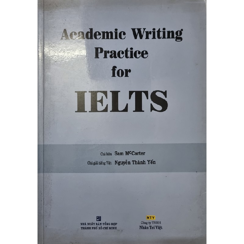 Sách Luyện thi IELTS - Academic writing practice for ielts  799