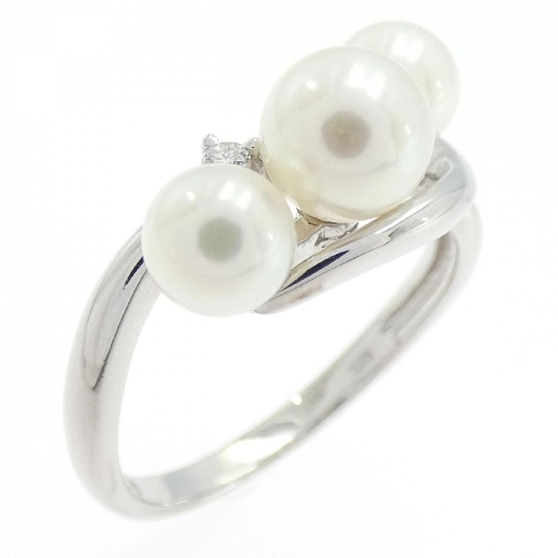 Nhẫn ngọc trai Akoya K18WG 667992