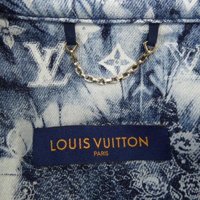 Áo sơ mi denim tay ngắn họa tiết monogram LOUIS VUITTON HNS17WNW2 - Hàng hiệu Authentic 894790