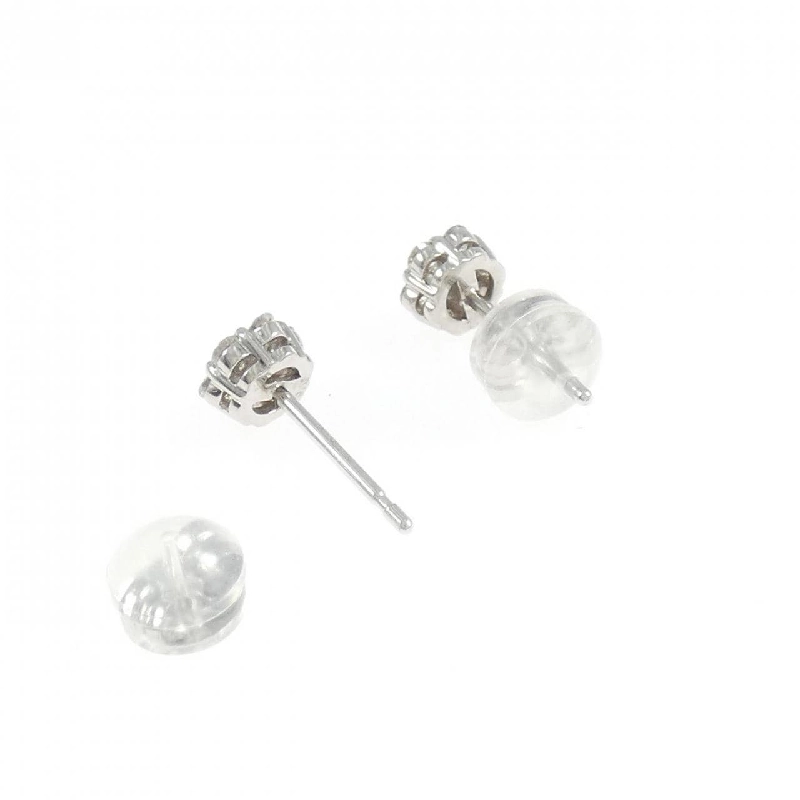 K18WG Bông tai Kim cương Hoa 0.30CT - Hàng hiệu Chính hãng 867303