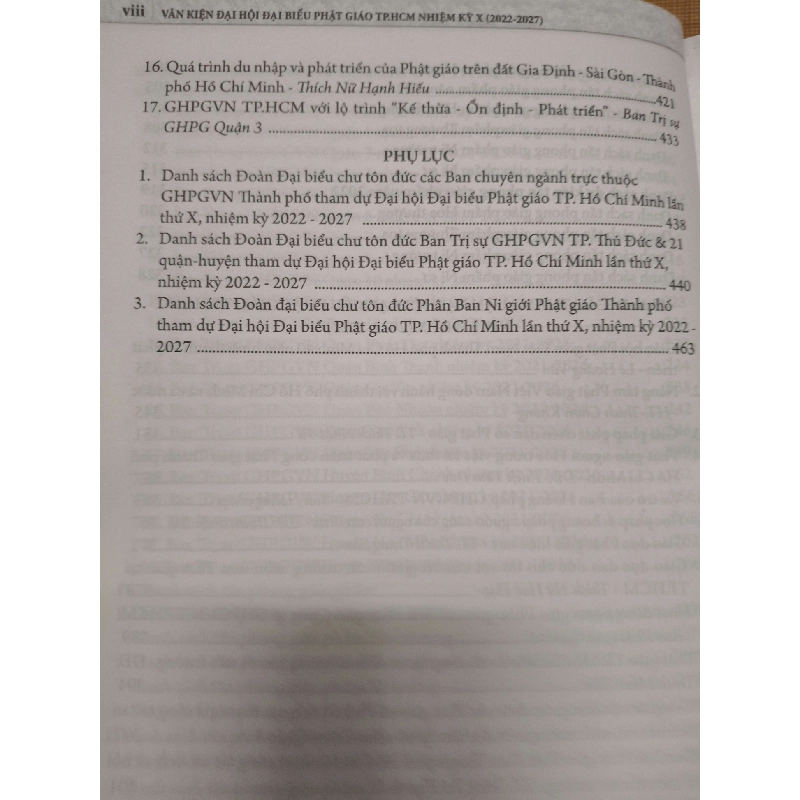 Văn kiện ĐHĐBPGTPHCM nhiệm kỳ X -  202x - 464 trang TÂM LINH - TÔN GIÁO - THIỀN ANTQ2012-209 737641