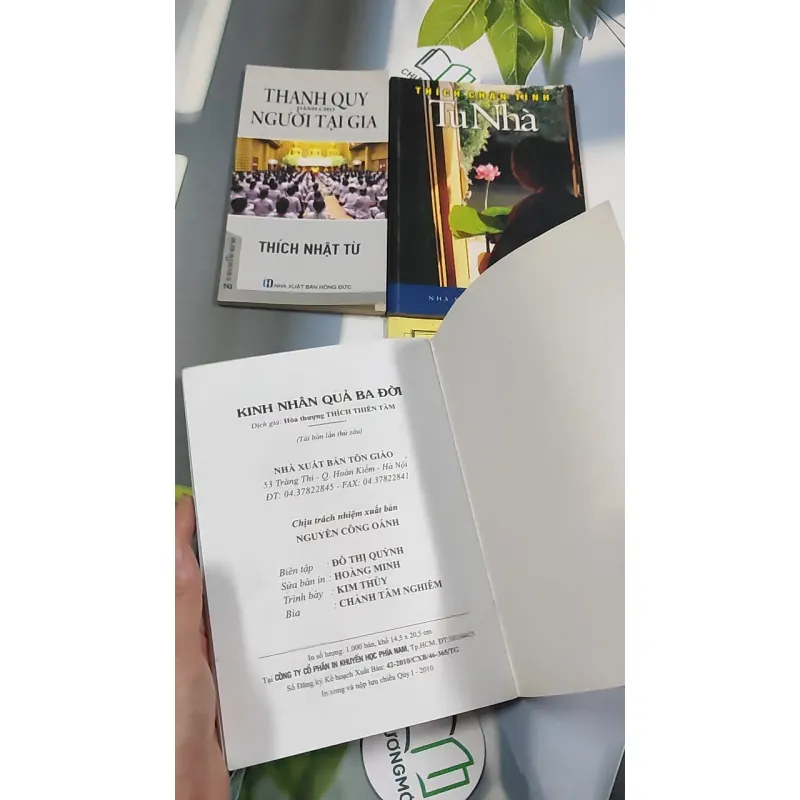 Combo: Tu Nhà, Thanh Quy Dành Cho Người Tại Gia, Kinh Nhân Quả Ba Đời, Kinh A Di Đà Nghĩa - Thích Chân Tính 776173