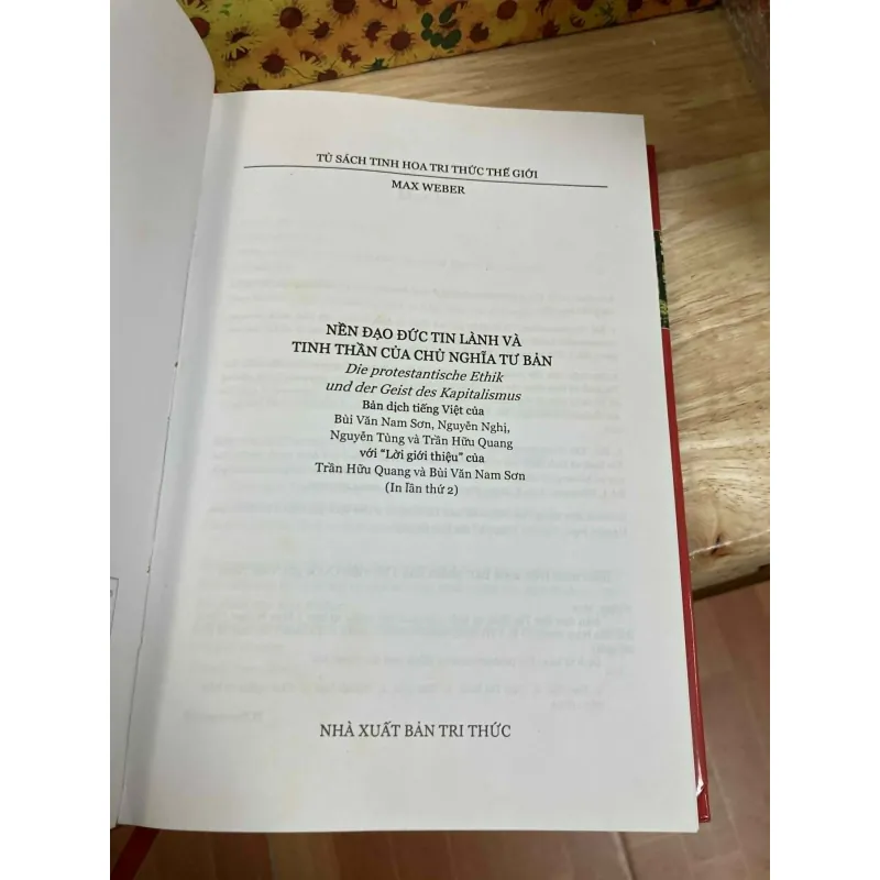 Nền Đạo Đức Tin Lành Và Tinh Thần Chủ Nghĩa Tư Bản - Max Weber (bìa cứng có áo) 1033091