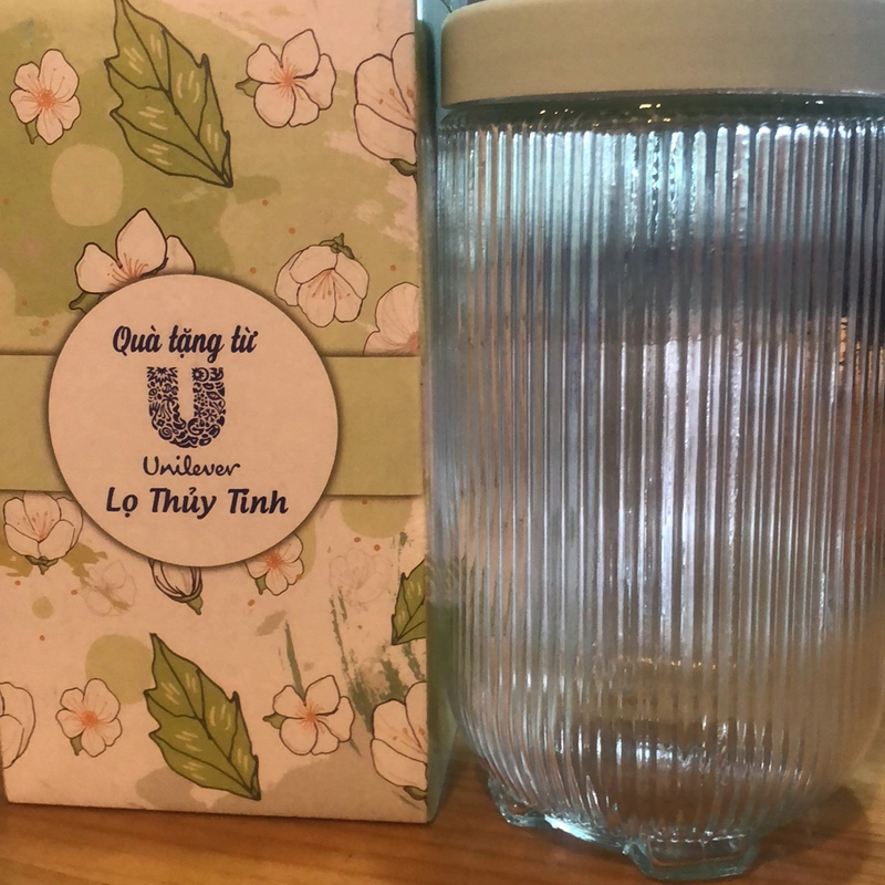 Lọ thuỷ tinh nắp nhựa 500ml  322452