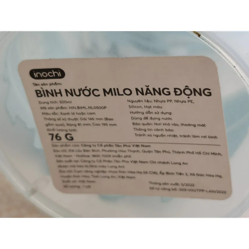 BÌNH NƯỚC MILO NĂNG ĐỘNG - TIẾP NĂNG LƯỢNG SÚT THỦNG LƯỚI 1009827