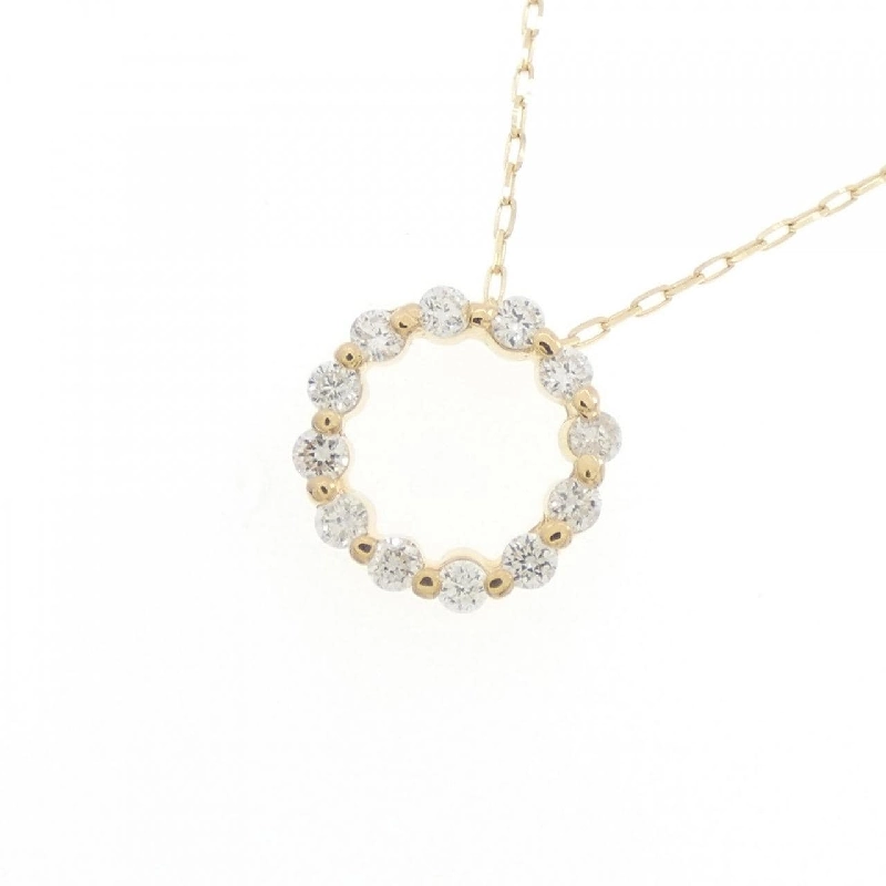 Dây chuyền kim cương K18YG 0.15CT - Hàng hiệu Chính hãng 863455