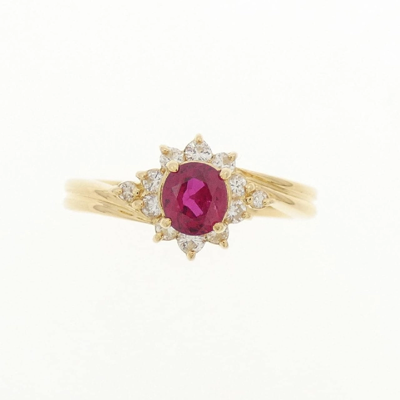 Nhẫn Ruby K18YG 0.53CT - Hàng hiệu Chính hãng 854289