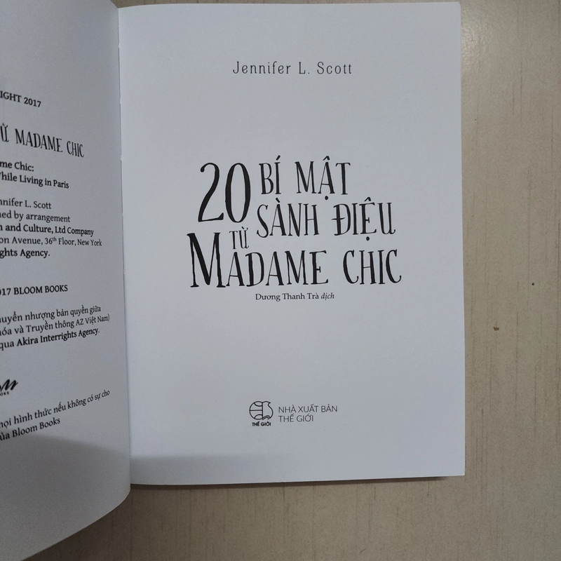 Sách 20 bí mật sành điệu từ Madame Chic mới 90% 503552