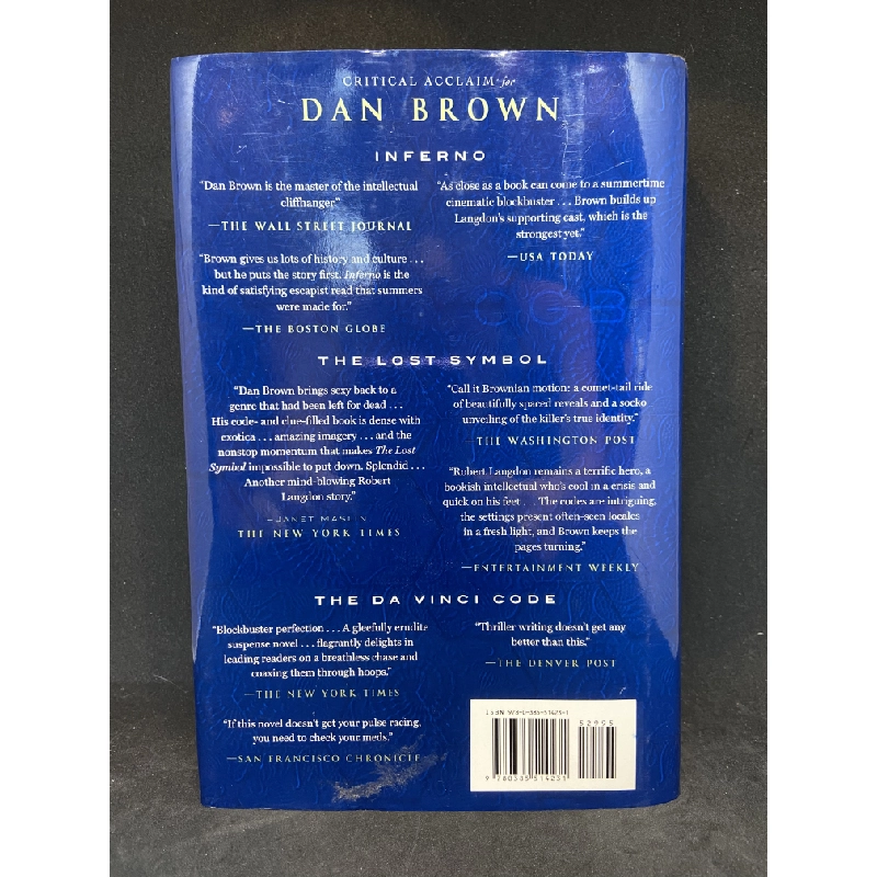 Origin Dan Brown (bản Anh, bìa cứng) Mới 90% SBM0301 450696