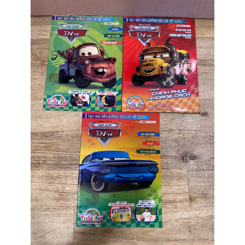 Combo 3 cuốn Thế giới ô tô, mới 80% SBM2108 Rebooks.vn 941820