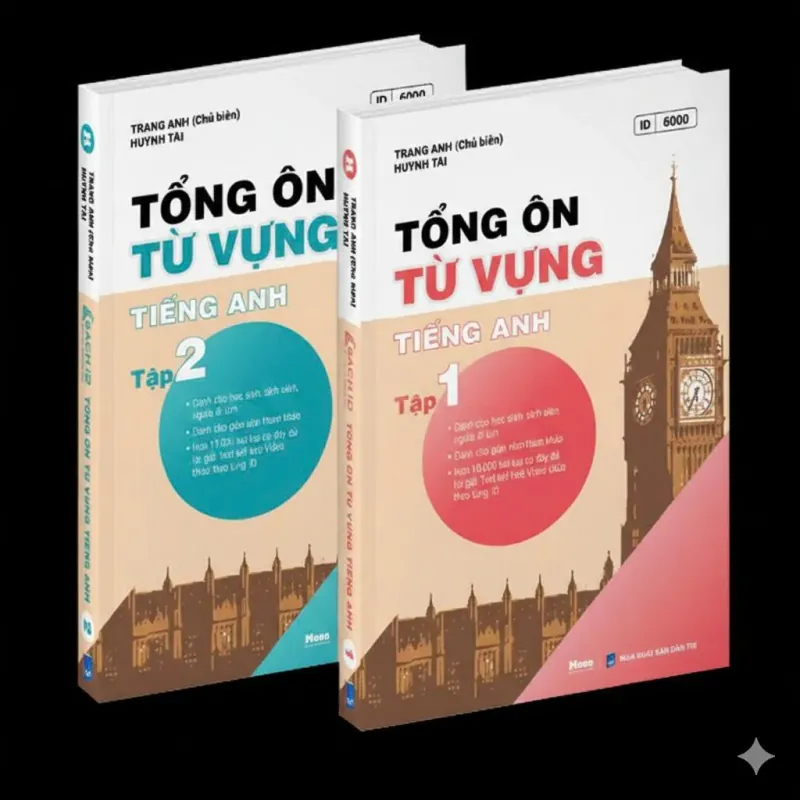 Combo Tổng Ôn Từ Vựng Tiếng Anh Tập 1, Tập 2 799221