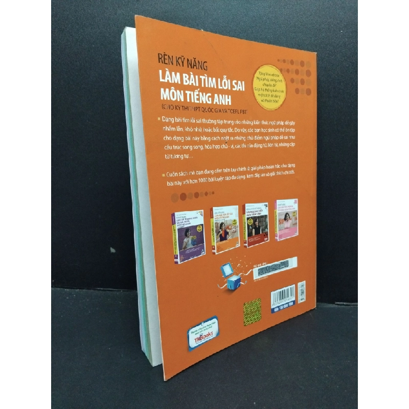 Rèn kỹ năng làm bài tìm lỗi sai môn tiếng anh kèm đáp án và giải thích chi tiết mới 80% bẩn bìa, ố nhẹ 2017 HCM1209 Vũ Thị Mai Phương HỌC NGOẠI NGỮ 274410