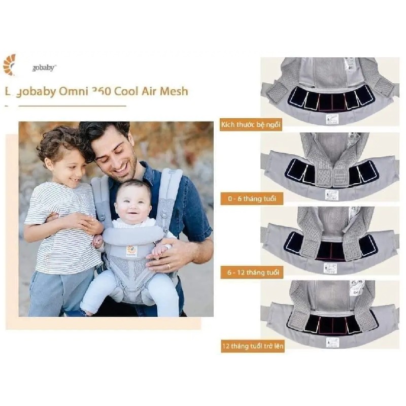 Địu trợ lực Ergobaby Omni 360 Authentic 10812