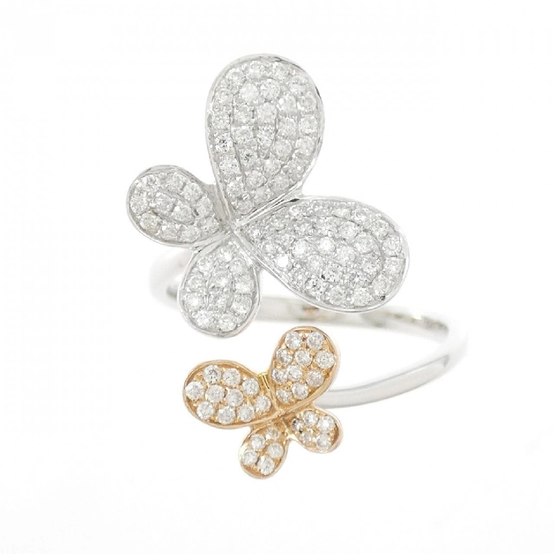 Nhẫn kim cương bướm K18WG/K18PG 0.35CT 667182