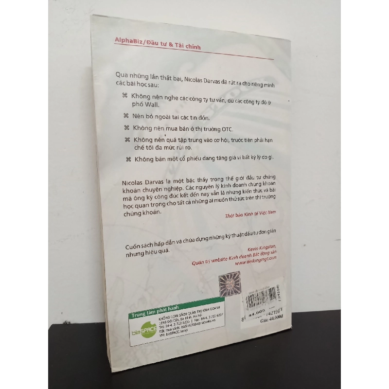 Tôi Đã Kiếm 2.000.000 Đô La Từ Thị Trường Chứng Khoán Như Thế Nào? (2007) - Nicolas Darvas Mới 90% HCM.ASB2103 914048